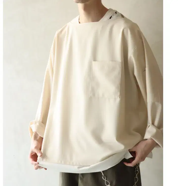 sunsea SNM-BLUE w/耳 BOAT-NECK SHIRT SUNSEA SNM-Blue2 W Boat-neck Shirt | 브랜드 중고거래 플랫폼, 번개장터